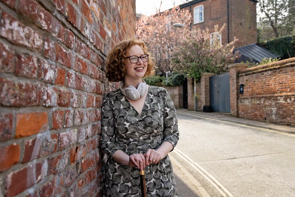 full length picture of Elizabeth Blakelock taken outside